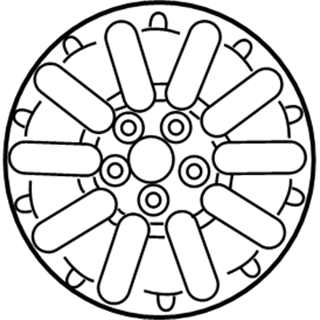 Mopar TW11PAKAA Wheel Cover