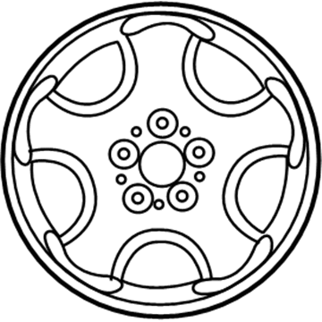 Mopar 4782289AB Aluminum Wheel