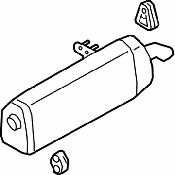 Kia 28710M7440 Rear Muffler Assembly