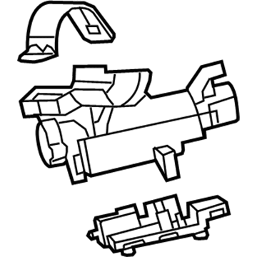 GM 23126266 Lock Housing