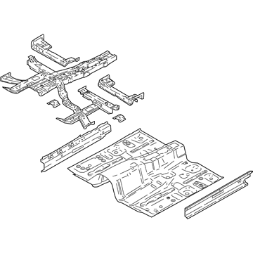 Kia 65100J5050 PANEL ASSY-FLOOR, CTR