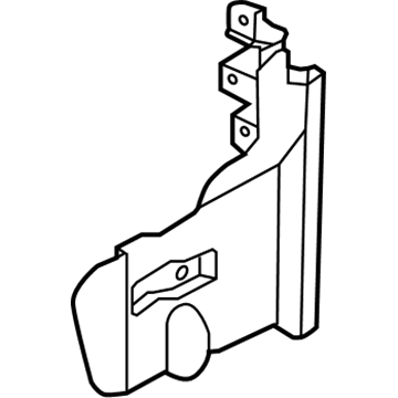 Hyundai 29134-B1000 Air Guard, Right