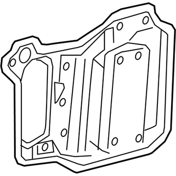 GM 22964935 Water Deflector