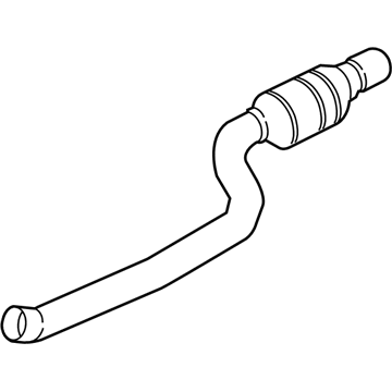 BMW 18-30-8-654-964 FRONT SILENCER, LEFT