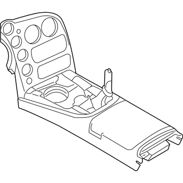 Mopar XN88DX9AB Base-Floor Console