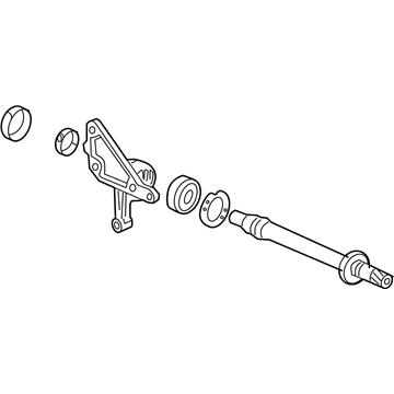 Acura 44500-TK5-A00 Shaft Assembly, Half (Mt)