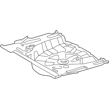 Lexus 58311-76010 Pan, Rear Floor