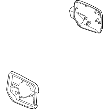 Honda 76255-SZA-Y01ZA Housing Set, L. *B552P* (BALI BLUE PEARL)