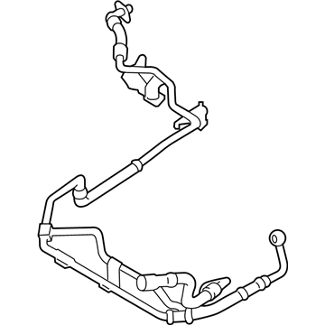 BMW 32-41-6-852-878 COMBINATION RETURN PIPE