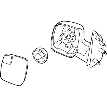 Ford AC2Z-17682-BA Mirror Assembly