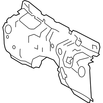 Lexus 55210-53131 INSULATOR Assembly, Dash
