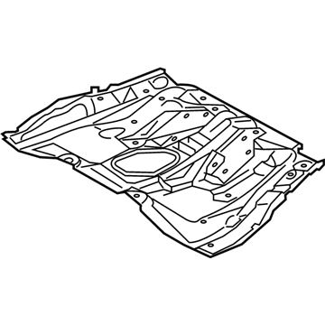 Toyota 58211-12930 Center Floor Pan