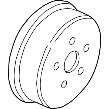 GM 88957254 Drum Asm, Rear Brake