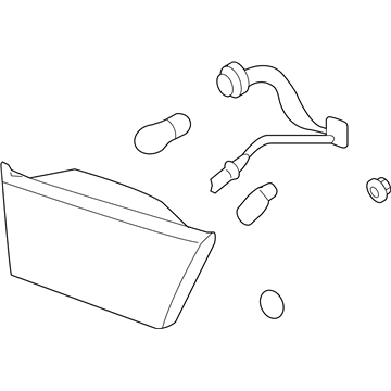 Hyundai 92403-0A000 Lamp Assembly-Rear Combination Inside, LH