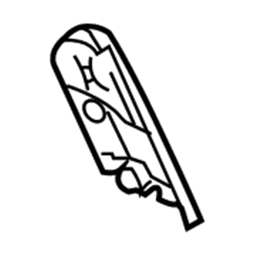 Hyundai 83840-1E000 Moulding Assembly-Rear Door Delta, RH
