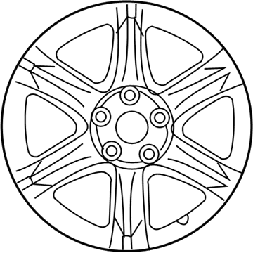 Infiniti 40300-AR085 Aluminum Wheel