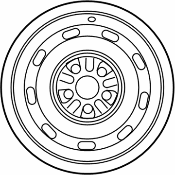 Infiniti 40300-04U20 Disc Wheel Assembly