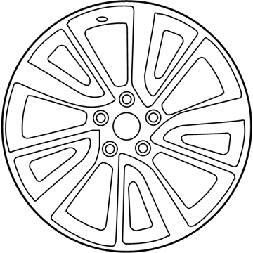 Nissan D0C00-4CB3D Aluminum Wheel