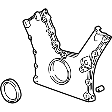 BMW 11-14-1-736-517 Timing Case Cover, Bottom