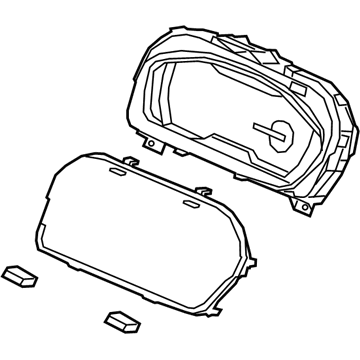 Honda 78100-TXM-A12 Meter Assembly, Combination (Rewritable)
