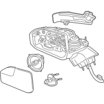 Ford GP5Z-17683-AG Mirror Assembly