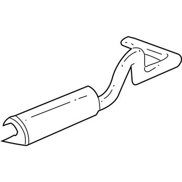 Ford 4C2Z-5230-NA Muffler