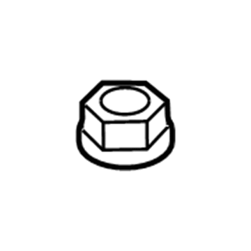 BMW 07-14-6-986-935 Hex Nut With Flange