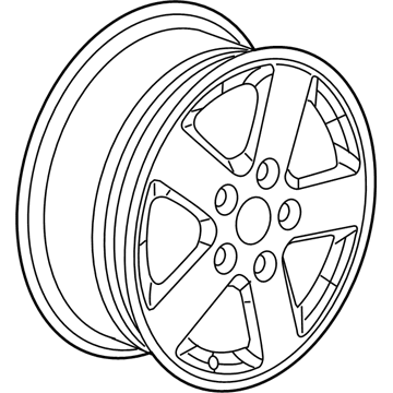 Mopar 5PS08RNWAB Aluminum Wheel
