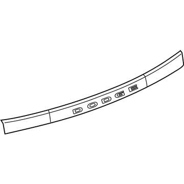 Mopar 1VQ60KBUAD APPLIQUE-License Lamp