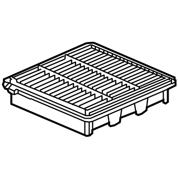 Honda 17220-64A-A00 ELEMENT, AIR CLEANER