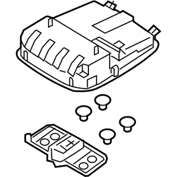 Kia 928103T150AYK Lamp Assembly-Overhead Console