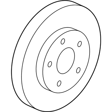 GM 13517847 Front Brake Rotor (Coated)