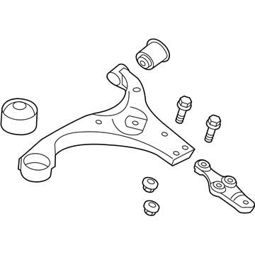 Kia 545001M100 Arm Complete-Front Lower