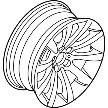 BMW 36-11-6-770-942 Light Alloy Rim