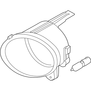 BMW 63-17-7-839-865 Fog Lights, Left