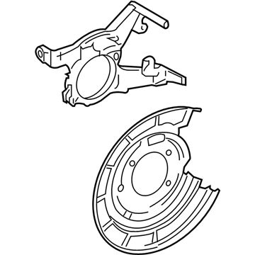 Ford 8M6Z-2C220-B Caliper Mount