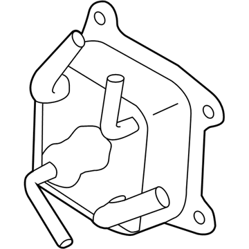 Nissan 21606-1XE0A Cooler Assembly-Auto Trans Oil