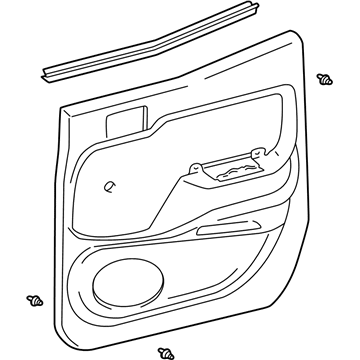 Toyota 67640-04010-B1 Door Trim Panel