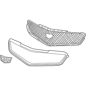 GM 23504273 Grille Assembly
