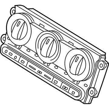 Ford FL1Z-19980-A Dash Control Unit