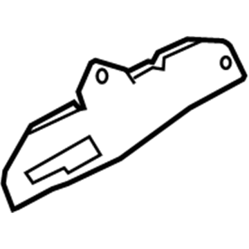 BMW 51-24-7-071-594 Trunk Lid Lock Bracket