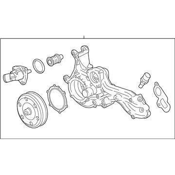 GM 12700555 Water Pump Assembly