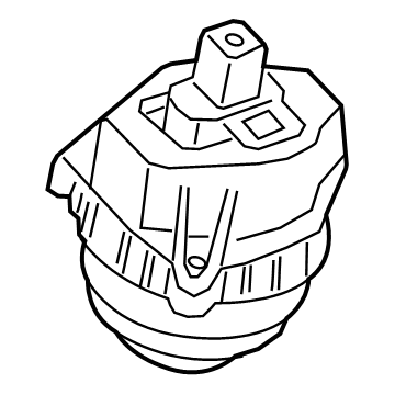 BMW 22-11-6-860-466 ENGINE MOUNT, RIGHT