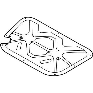 Kia 811252T000 Pad-Hood Insulating