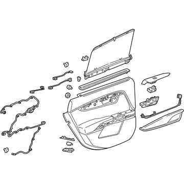 GM 84342754 Door Trim Panel