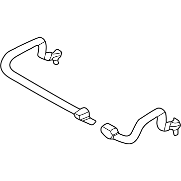 Nissan 88850-4W900 Center Belt Set, Rear Seat