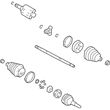 GM 26059860 Front Wheel Drive Shaft Kit