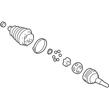 GM 26059845 Joint Kit, Front Wheel Drive Shaft C/V