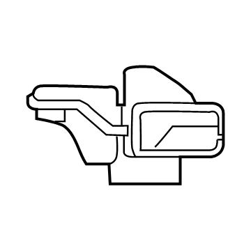 Nissan 16554-6CB0B Duct Assembly Air