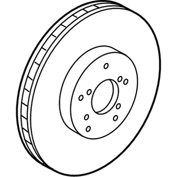 Honda 45251-STX-H01 Disk, Front (17")